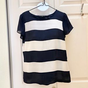 Banana Republic striped blouse